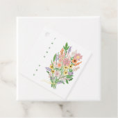 Wildblumen handbemalt Babydusche Geschenkanhänger (Beispiel)