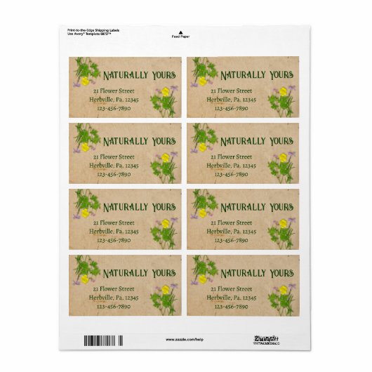 Wildblumen-Handelsmarke (Vorne)