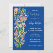 Wildblumen Handgemalt Sweet Custom Brautparty Einladung (Vorderseite)