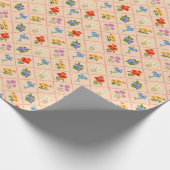 Wildblumen-Harlekin-Garten Geschenkpapier (Ecke)