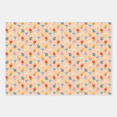 Wildblumen-Harlekin-Garten Geschenkpapier Set (Vorderseite 3)