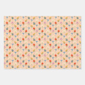 Wildblumen-Harlekin-Garten Geschenkpapier Set (Vorderseite)