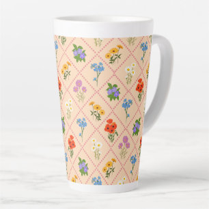 Wildblumen-Harlekin-Garten Milchtasse