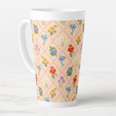 Wildblumen-Harlekin-Garten Milchtasse (Linke Ecke)