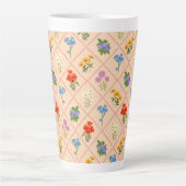 Wildblumen-Harlekin-Garten Milchtasse (Vorderseite)