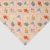 Wildblumen-Harlekin-Garten Seidenpapier (Ausschnitt)