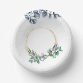 Wildblumen-Harmonie Florale Hochzeit Pappteller (Vorderseite)