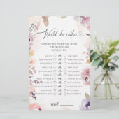 Wildblumen Hätte sie lieber Brautparty (Stehend Vorderseite)