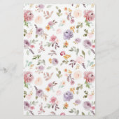 Wildblumen Hätte sie lieber Brautparty (Rückseite)