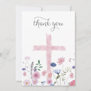 Wildblumen Heiliges Kreuz Dankeskarten Einladung
