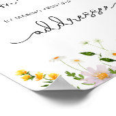 Wildblumen helfen der betrieblichen Mama, einen Um Poster (Ecke)