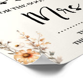 Wildblumen Herbst Wie viele Küsse für Mrs. Game Si Poster (Ecke)