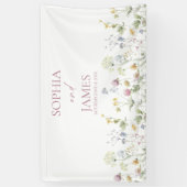 Wildblumen-Hochzeit im Blumen Garten Banner (Vertikal)