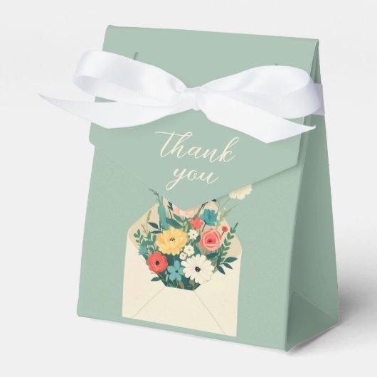 Wildblumen Hochzeit im botanischen Garten Geschenkschachtel (Vorderseite)