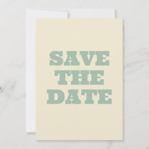 Wildblumen Hochzeit im botanischen Garten Save The Date