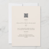 Wildblumen Hochzeiten laden Blumendruck oder Digit Einladung (Rückseite)