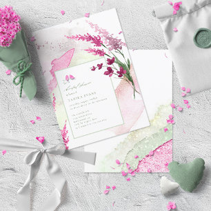 Wildblumen-Hochzeits-Watercolor-Shower Fuchsia ID9