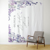 Wildblumen-Hochzeitsdusche-Hintergrund-Fotobooth Wandteppich (Beispiel)