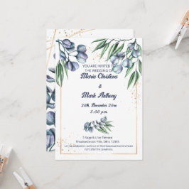 Wildblumen-Hochzeitseinladung in Harmonie Einladung