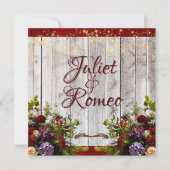 Wildblumen, Hochzeitsfeiern, Hochzeitsfeiern und H Einladung (Vorderseite)