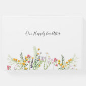 Wildblumen Hochzeitsgäste buchen Gästebuch (Rückseite)