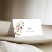 Wildblumen Hochzeitstorte Platzkarten