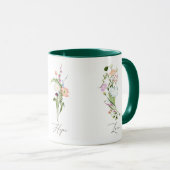 Wildblumen hoffen Liebe Tasse (VorderseiteRechts)