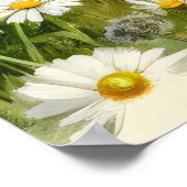 Wildblumen Holstein Milchkuh Poster (Ecke)