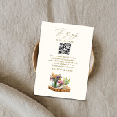 Wildblumen Holz Mason Jars Boho Bohemische Wed UAW RSVP Karte