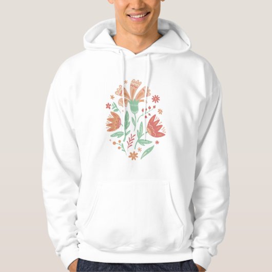 Wildblumen Hoodie (Vorderseite)