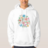 Wildblumen Hoodie (Vorderseite)