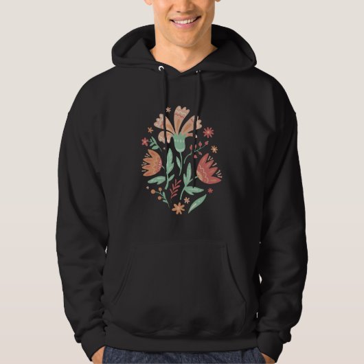 Wildblumen Hoodie (Vorderseite)