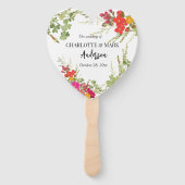 Wildblumen im Blumengarten Fächer (Vorderseite)