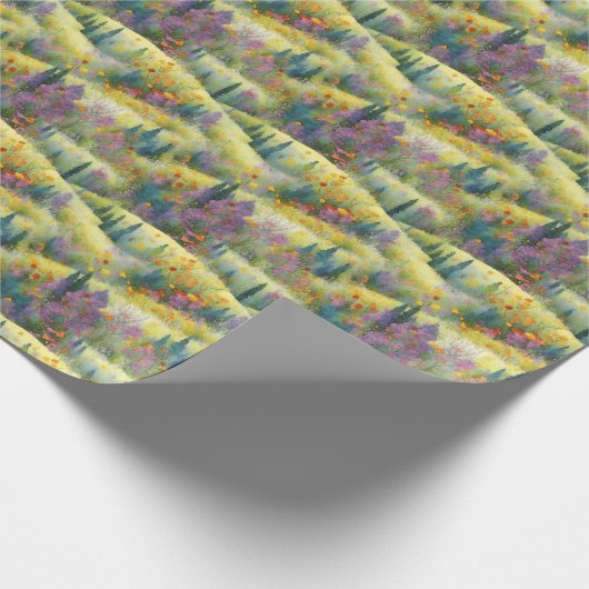 Wildblumen im Frühjahr Geschenkpapier (Ecke)