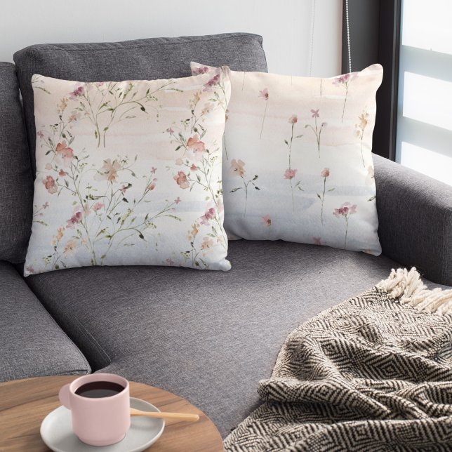 Wildblumen im Frühjahr Kissen (Von Creator hochgeladen)