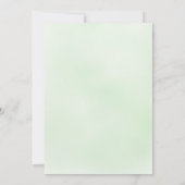 Wildblumen im Frühjahr Sommer Brautparty Einladung (Rückseite)