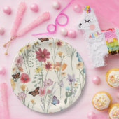 Wildblumen im Frühjahr Sommerwiese Pappteller (Party)