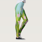 Wildblumen im Gras Leggings (Rechts)
