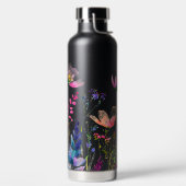 Wildblumen im hellen Frühling Trinkflasche (links)