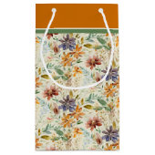 Wildblumen im Herbst Kleine Geschenktüte (Rückseite)