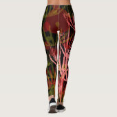 Wildblumen im Herbst Leggings (Rückseite)