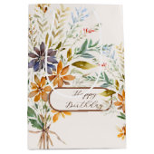 Wildblumen im Herbst Mittlere Geschenktüte (Vorderseite)