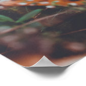 Wildblumen im Herbst Poster (Ecke)