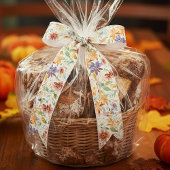 Wildblumen im Herbst Satinband