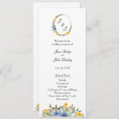 Wildblumen im Primärfarbenprogramm Programm (Vorne/Hinten)