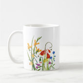 Wildblumen im Sommer Kaffeetasse (Links)
