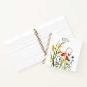 Wildblumen im Sommer Notizblock (Innenseite)