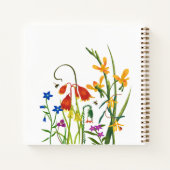 Wildblumen im Sommer Notizblock (Rückseite)