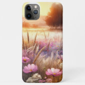 Wildblumen im Sonnenuntergang Frische Pasta machen Case-Mate iPhone Hülle (Rückseite)