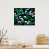 Wildblumen im Wald Poster (Küche)